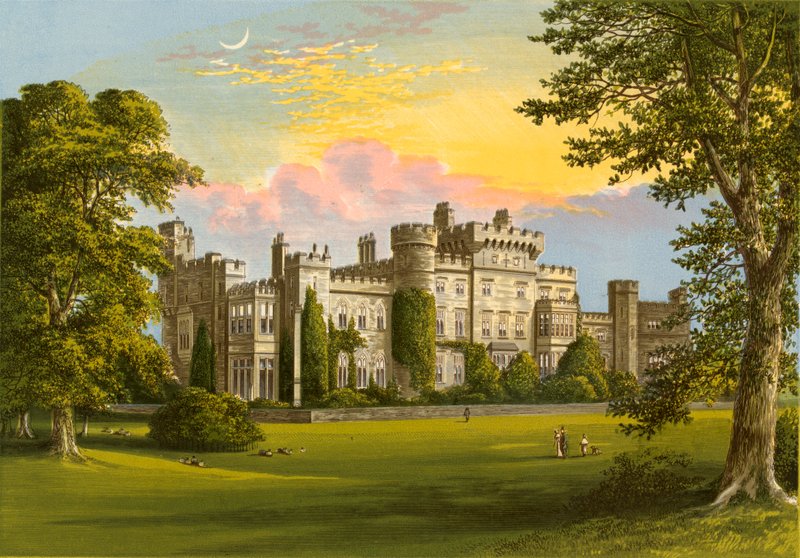 Hawarden Castle by Alexander Francis Lydon