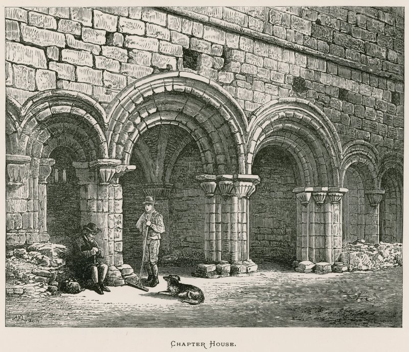 Kirkstall Abbey, Chapter House by Alexander Francis Lydon