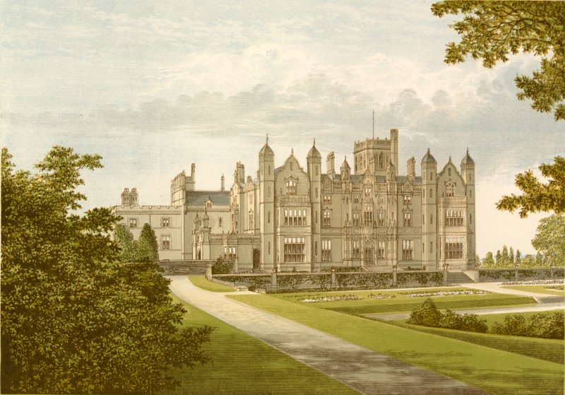 Merevale Hall by Alexander Francis Lydon