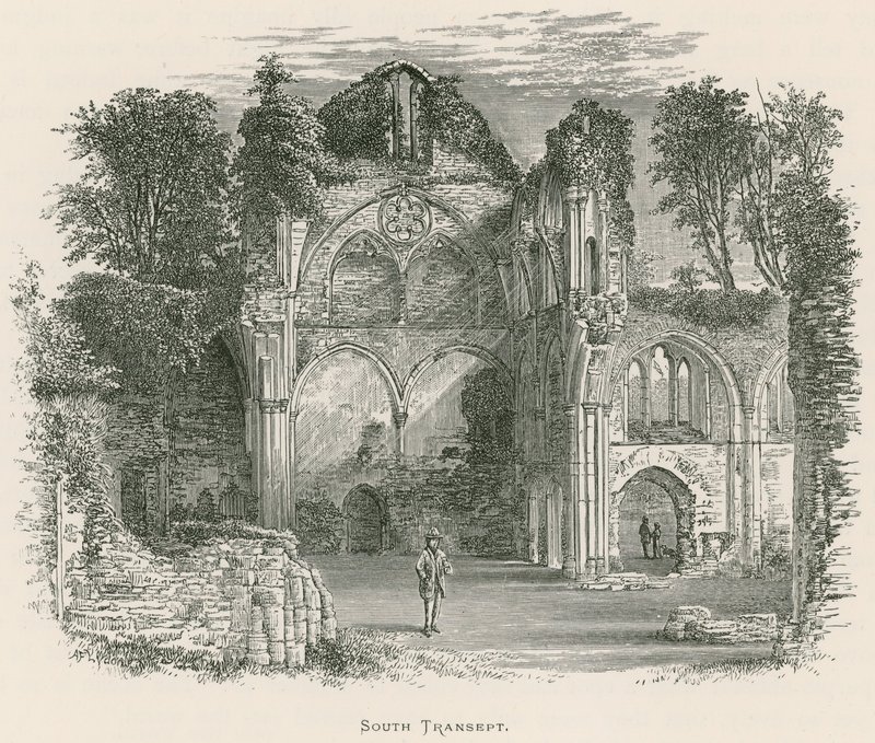 Netley Abbey, South Transept by Alexander Francis Lydon