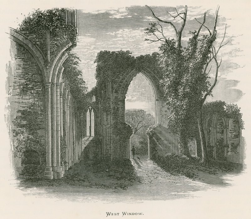 Netley Abbey, West Window by Alexander Francis Lydon