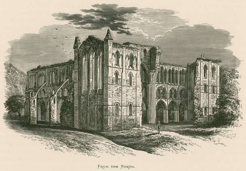 Rievaulx Abbey, From the North by Alexander Francis Lydon