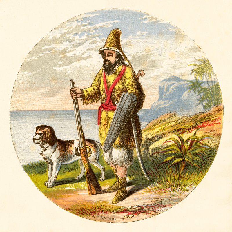 Robinson Crusoe by Alexander Francis Lydon