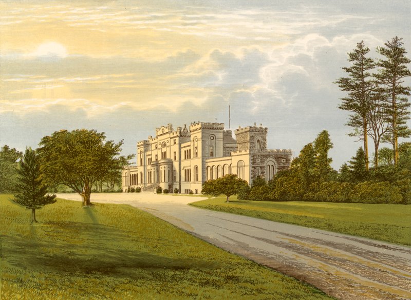 Rossie Castle by Alexander Francis Lydon