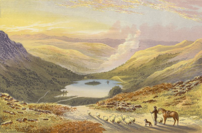 Rydal Water, from Loughrigg Terrace by Alexander Francis Lydon