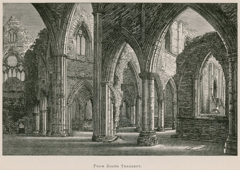 Tintern Abbey, From South Transept by Alexander Francis Lydon