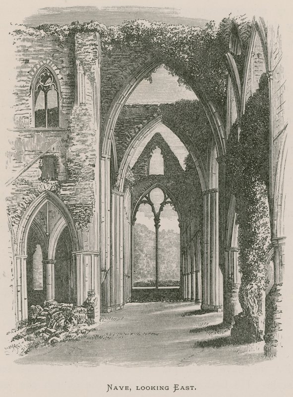 Tintern Abbey, Nave, Looking East by Alexander Francis Lydon