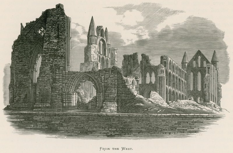 Whitby Abbey, From the West by Alexander Francis Lydon