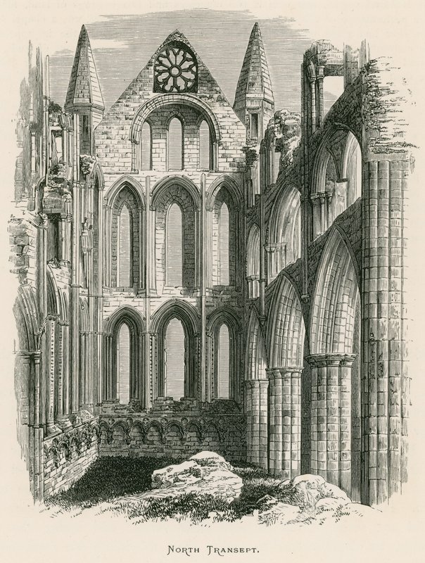 Whitby Abbey, North Transept by Alexander Francis Lydon