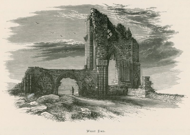 Whitby Abbey, West End by Alexander Francis Lydon