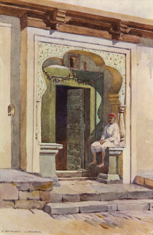 A Doorway, Poona by Alexander Henry Hallam Murray