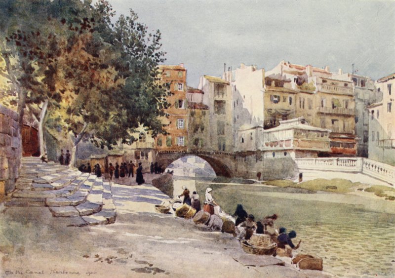 Narbonne, Le Canal Des Deux Mers by Alexander Henry Hallam Murray