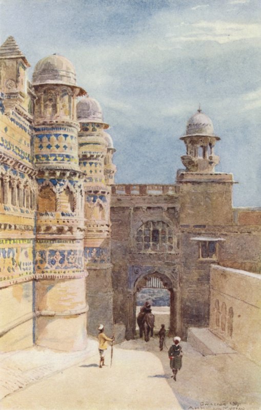 The Man Sing Palace, Gwalior by Alexander Henry Hallam Murray
