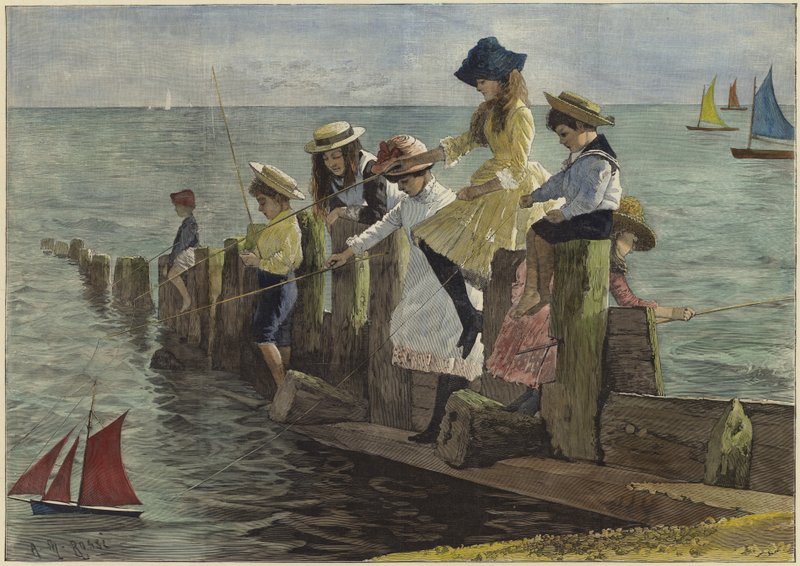 Little anglers by Alexander M. Rossi