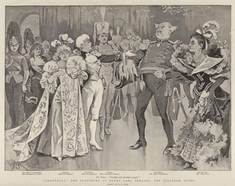Cinderella, the Pantomime at Drury Lane Theatre, the Ballroom Scene by Alexander Stuart Boyd