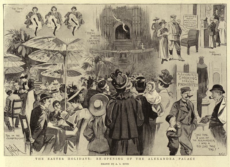 The Easter Holidays, Re-opening of the Alexandra Palace by Alexander Stuart Boyd