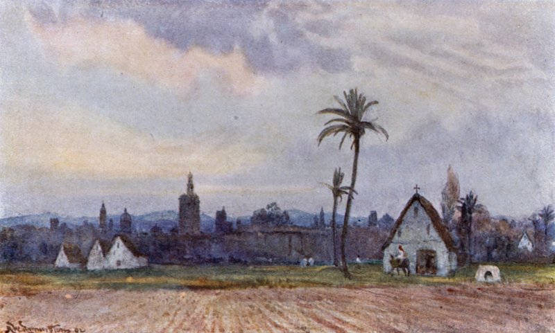 Outside Valencia by Alexander Wallace Rimington