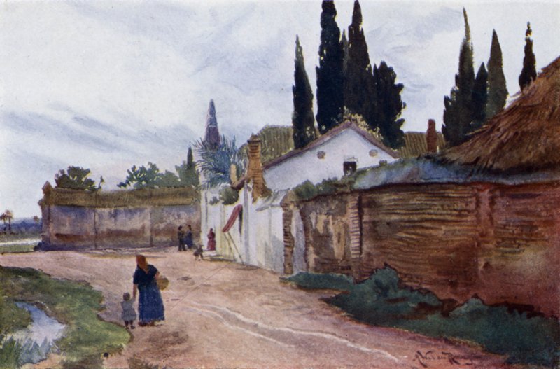 Outside the City Walls, Seville by Alexander Wallace Rimington