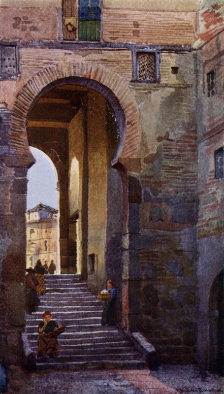 Puerta Del Zocodover, Toledo by Alexander Wallace Rimington
