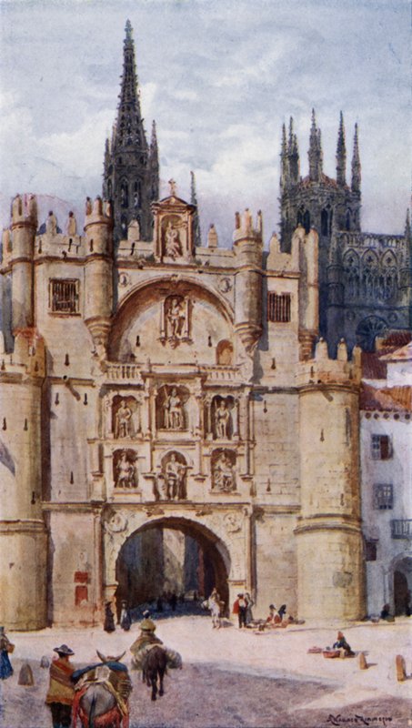 Puerta S Maria, Burgos by Alexander Wallace Rimington