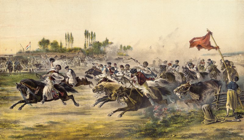 A Hungarian Holiday by Alexander von Wagner