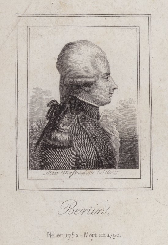 Antoine de Bertin, French poet by Alexandre Massard