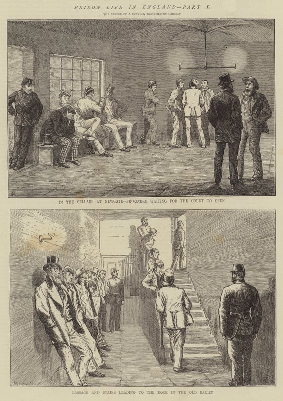 Prison Life in England, Part I, the Career of a Convict by Alfred Chantrey Corbould
