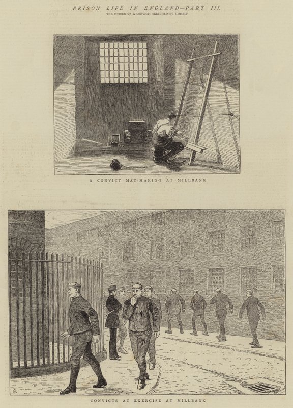 Prison Life in England, Part III by Alfred Chantrey Corbould