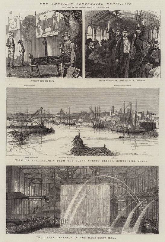 The American Centennial Exhibition by Alfred Chantrey Corbould