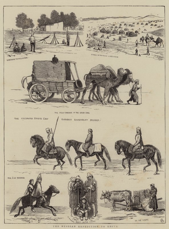 The Russian Expedition to Khiva by Alfred Chantrey Corbould