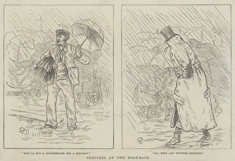 Sketches at the Boat-Race by Alfred Crowquill