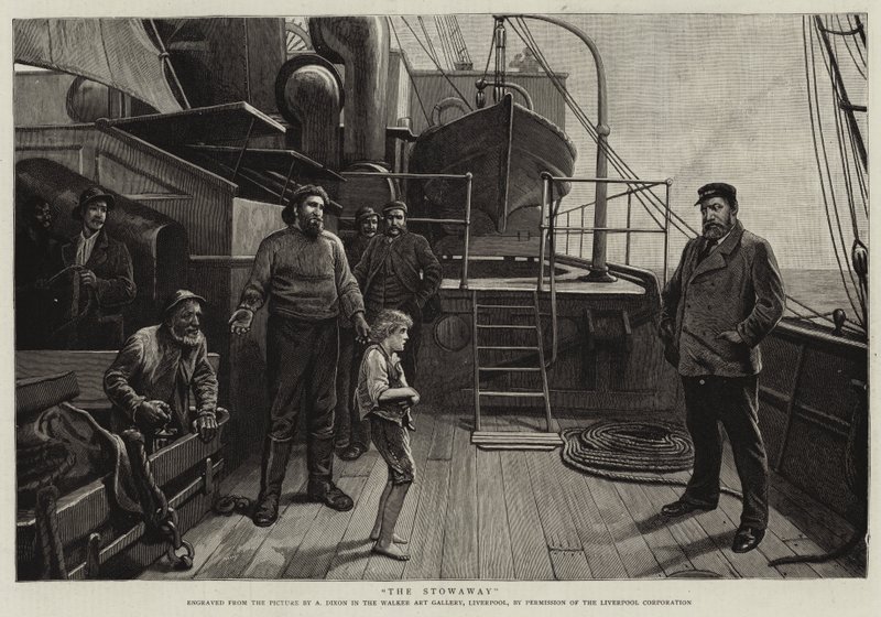 The Stowaway by Alfred Dixon