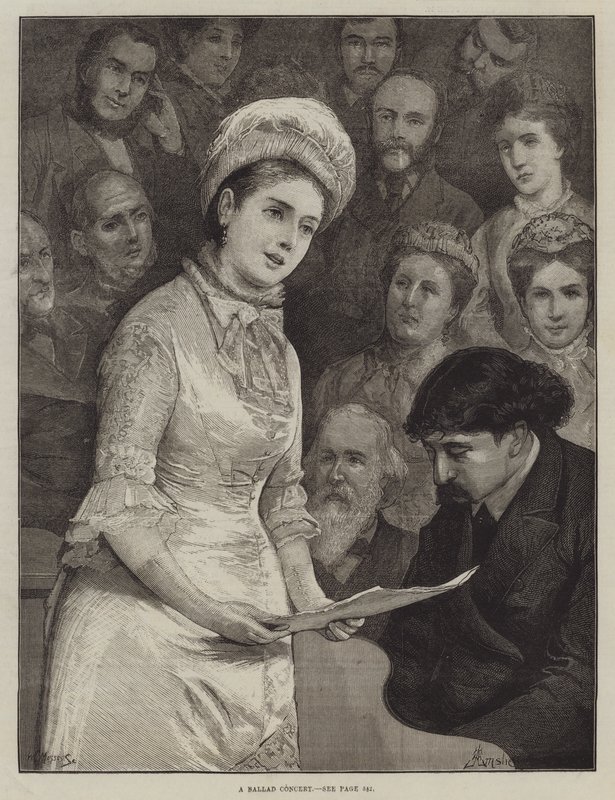 A Ballad Concert by Alfred Edward Emslie