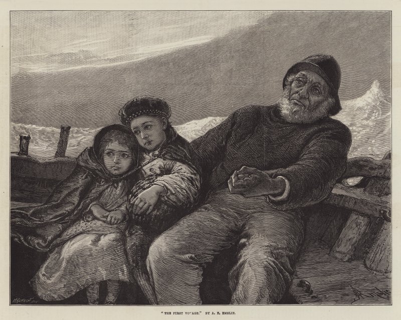 The First Voyage by Alfred Edward Emslie