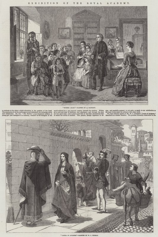 Exhibition of the Royal Academy by Alfred Rankley