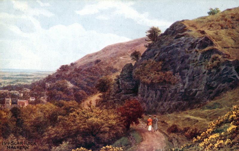 Ivy-Scar Rock, Malvern by Alfred Robert Quinton