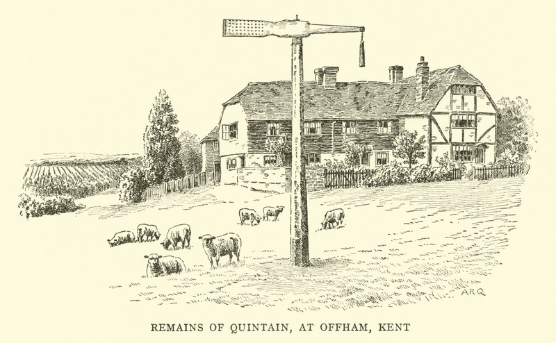 Remains of Quintain, at Offham, Kent by Alfred Robert Quinton