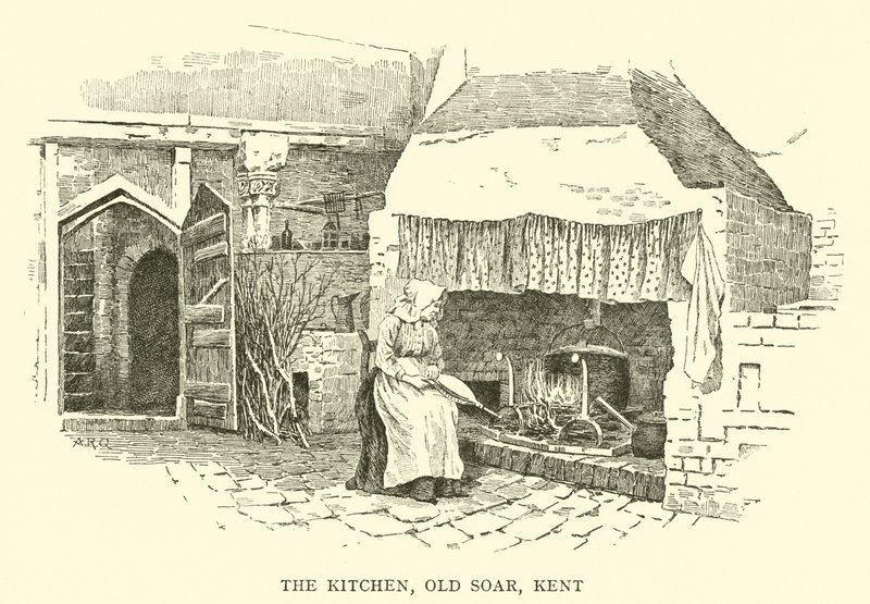 The Kitchen, Old Soar, Kent by Alfred Robert Quinton