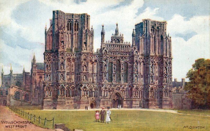 Wells Cathedral, West front by Alfred Robert Quinton