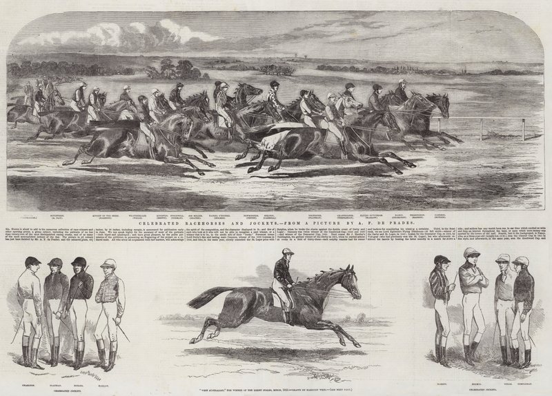 Celebrated Racehorses and Jockeys by Alfred de Prades