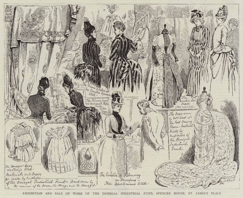 Exhibition and Sale of Work of the Donegal Industrial Fund, Spencer House, St James