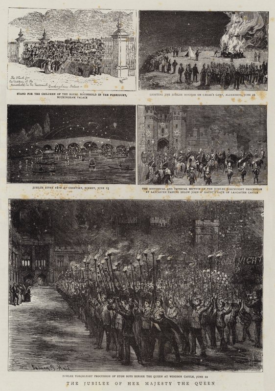 The Jubilee of Her Majesty the Queen by Alfred Chantrey Corbould