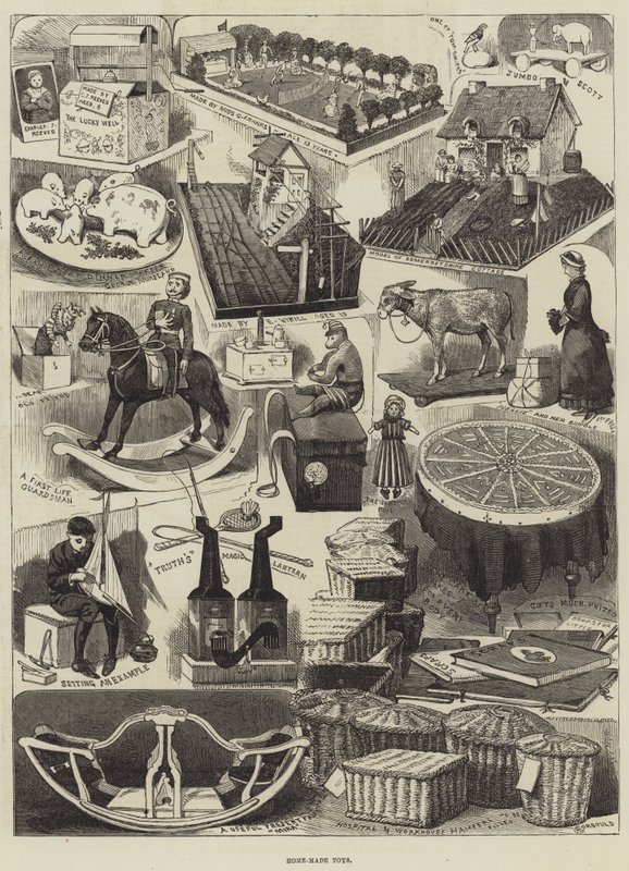 Home-Made Toys by Alfred Courbould