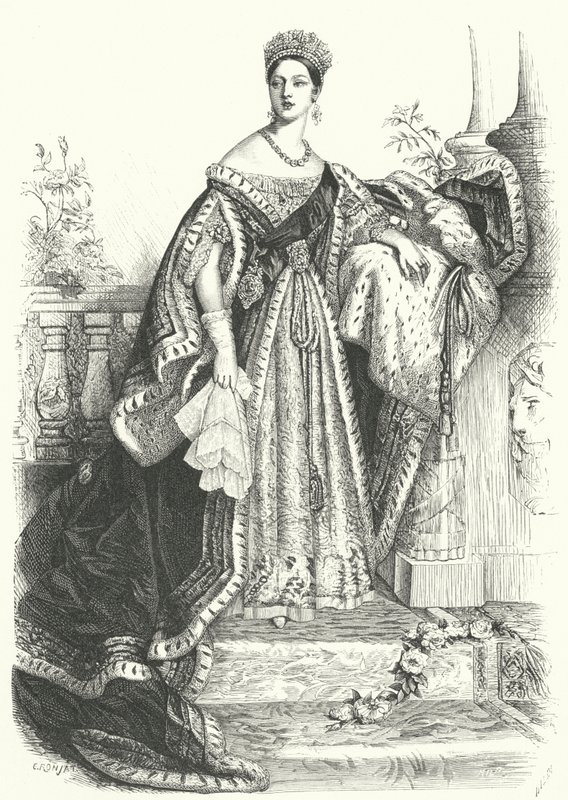 Queen Victoria by Alfred Edward (after) Chalon