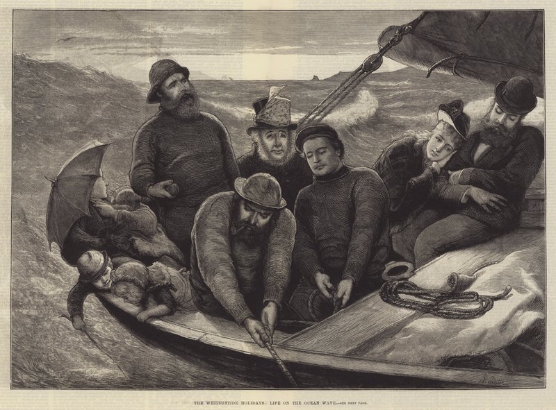 The Whitsuntide Holidays, Life on the Ocean Wave by Alfred Edward Emslie