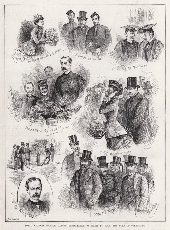 Royal Military College, Oxford, Presentation of Prizes by HRH the Duke of Connaught by Alfred Gish Bryan