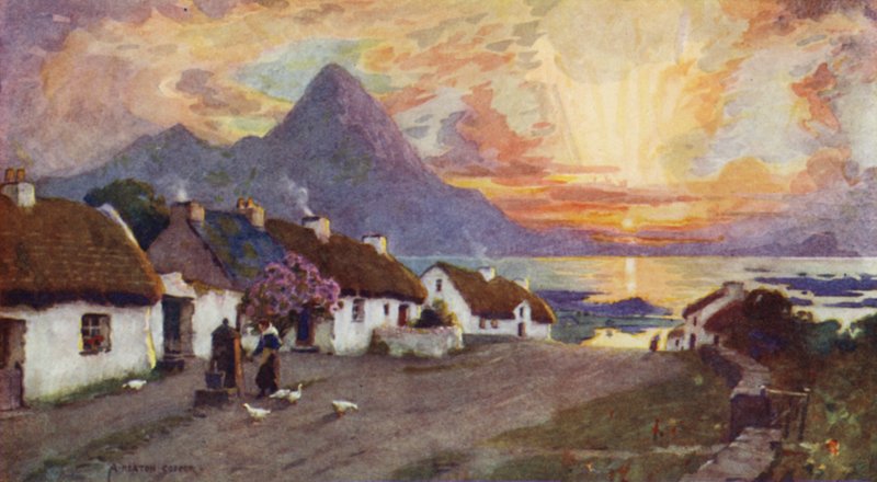 Croagh Patrick and Clew Bay, Westport, County Galway by Alfred Heaton Cooper