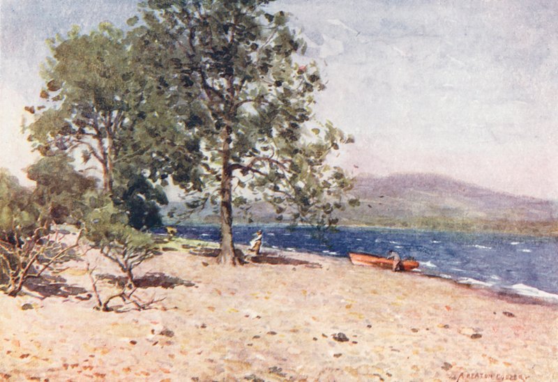 Lake District: Bassenthwaite Lake, a breezy morn by Alfred Heaton Cooper