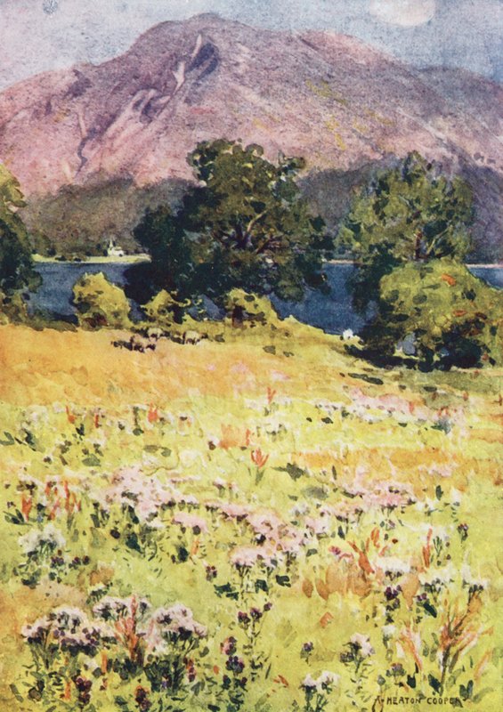 Lake District: Bassenthwaite Lake and Skiddaw by Alfred Heaton Cooper