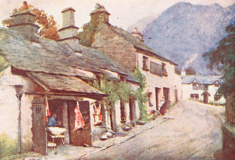Lake District: Coniston Village, the Old Butcher